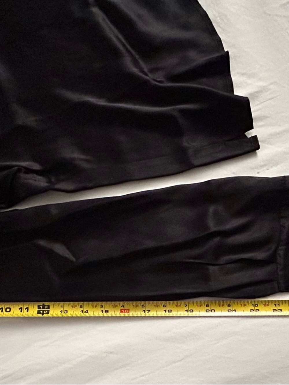 Jones New York Collection, Black, Long Sleeve Silk Blouse, Size 14 - Picture 9 of 16